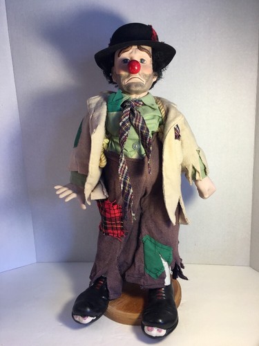 vintage hobo clown doll